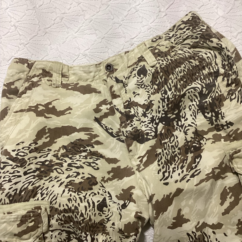 Vintage Ecko Unlimited Cargo Camo Shorts